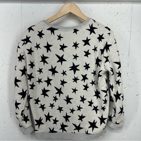 Scotch & Soda Size 2 Medium Gray Stars Sweatshirt - Picture 5 of 15